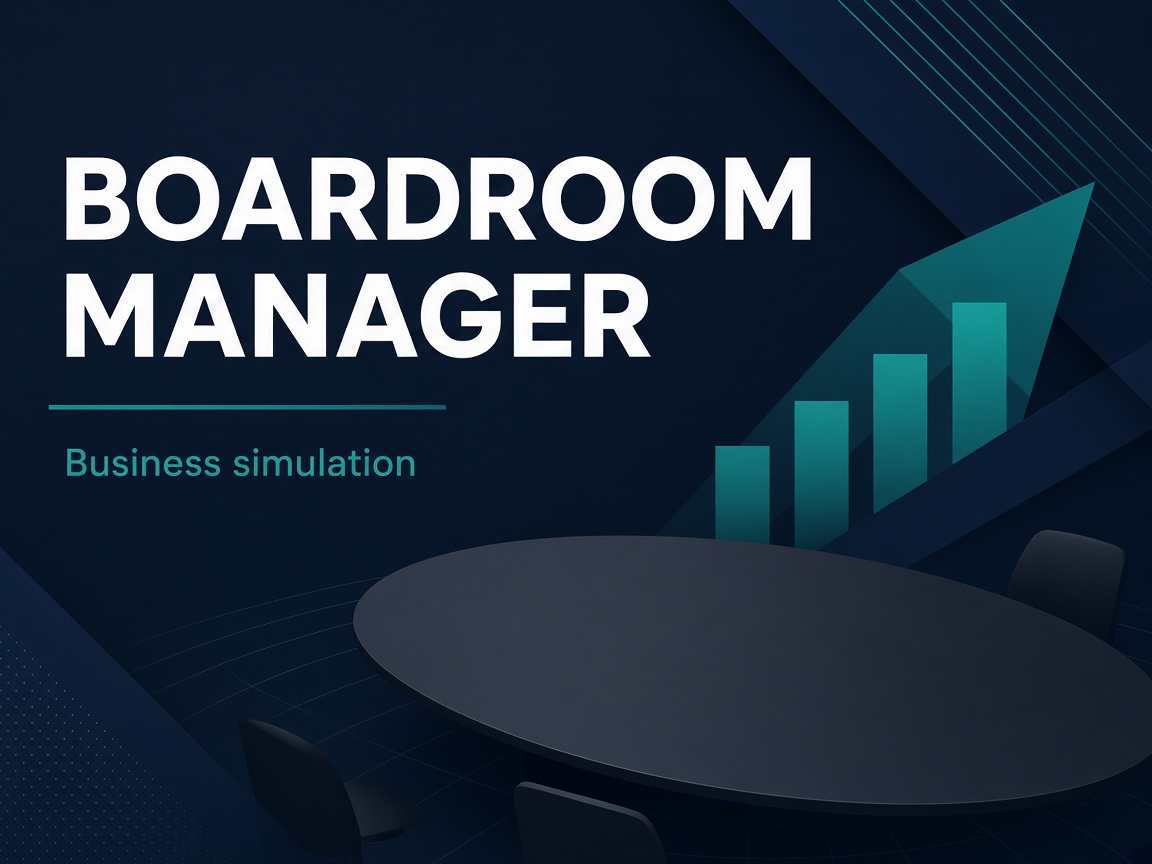 Boardroom Manager portfolio poster