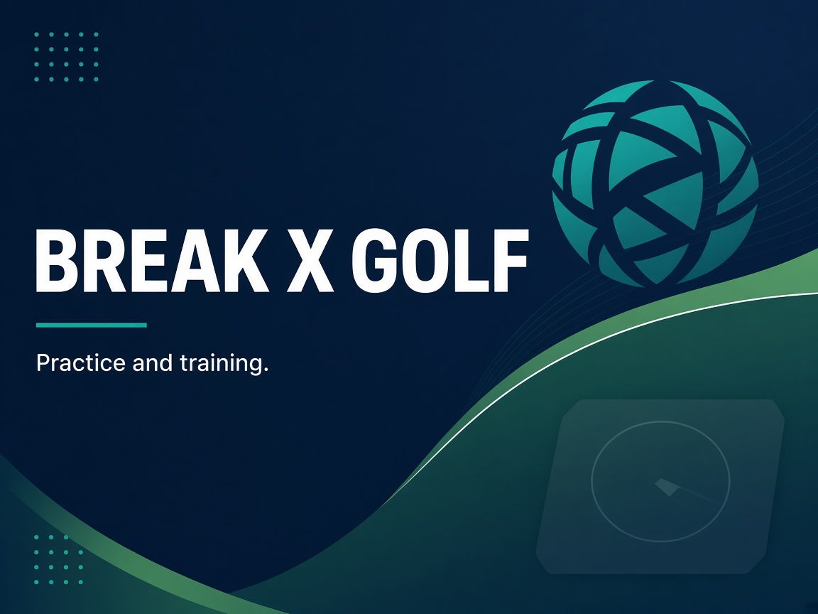 Break X Golf portfolio poster