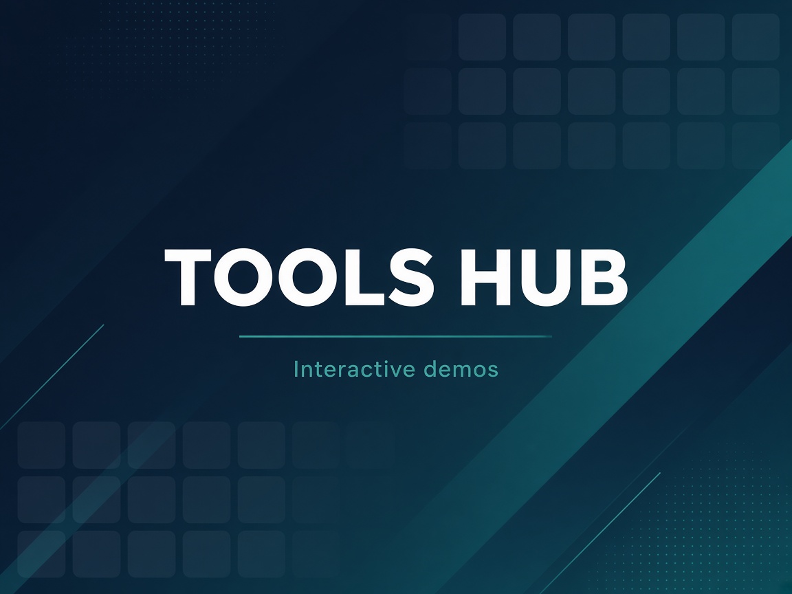 Interactive tools hub poster